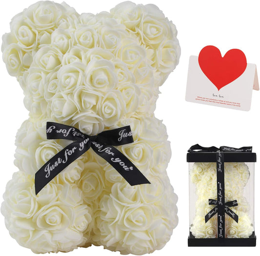 LINKLO Rose Bear Rose Teddy Bear